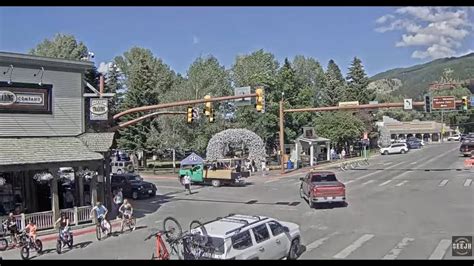 jackson hole town square webcam|【LIVE】 Webcam Jackson Hole